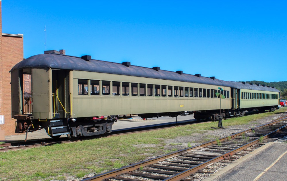 a train that is sitting on a track